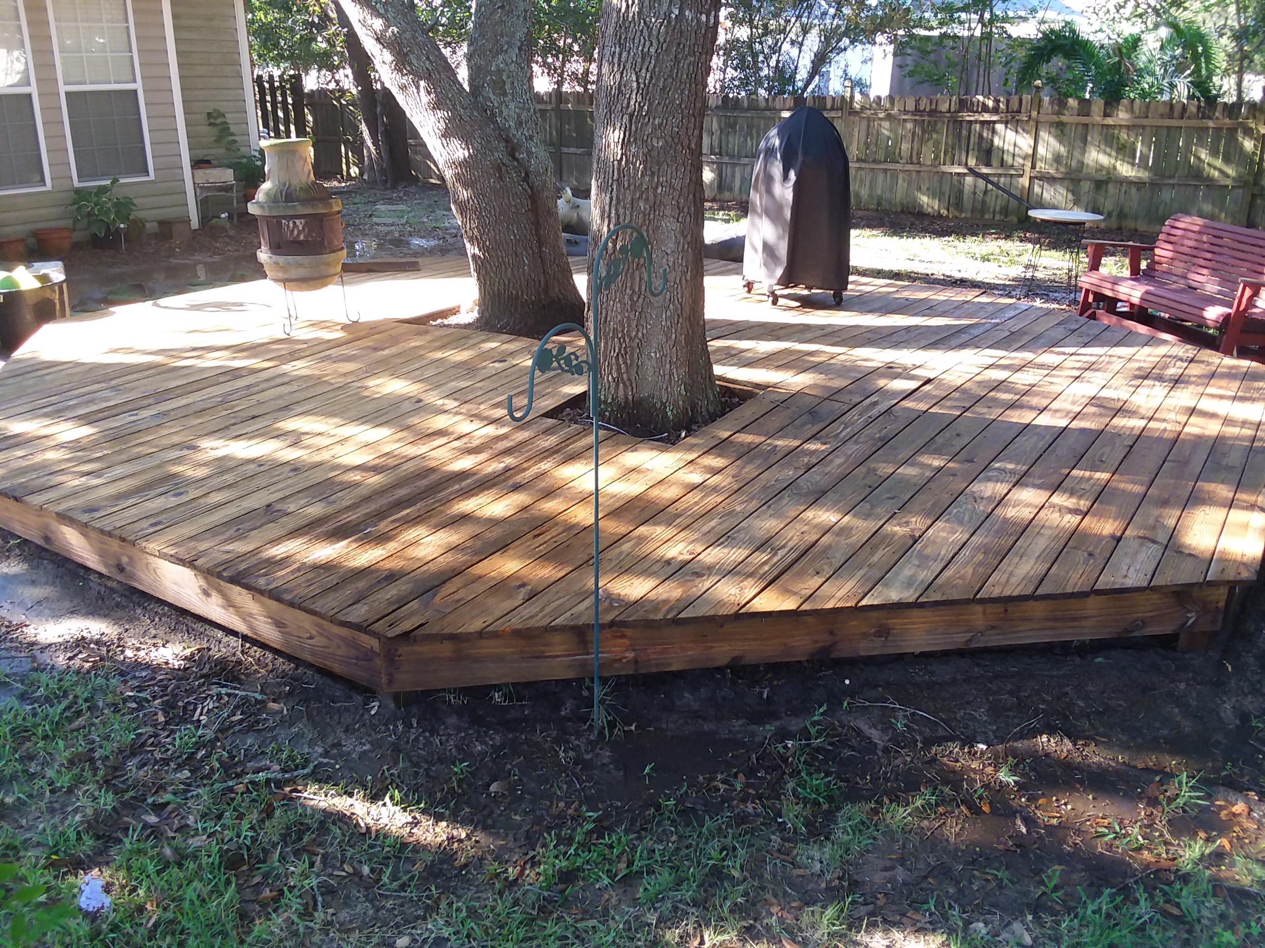 before and after deck located in ocean springs ,Ms 